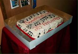 25th Anniversary cake for <i>Something Else!</i> Trio